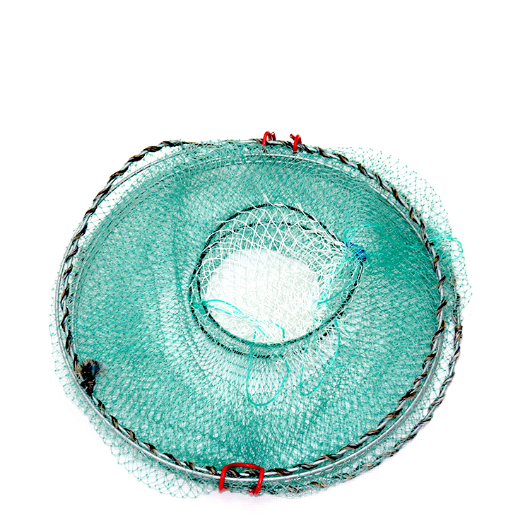 Galvanized folding fish cage