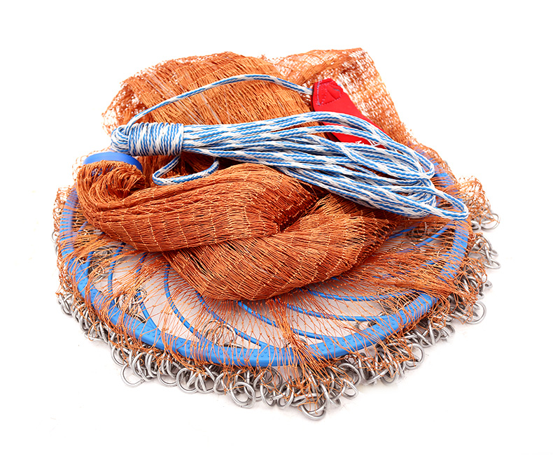 Hand thrown net Frisbee